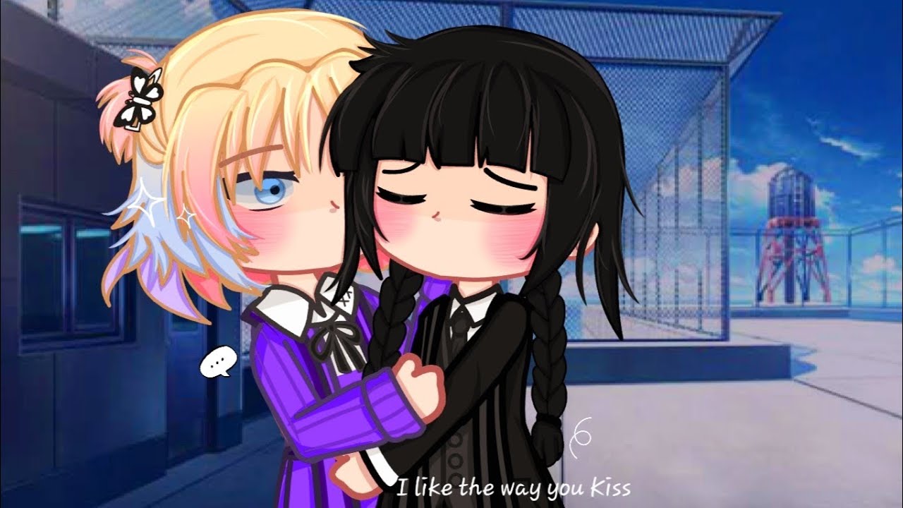 I like the way you kiss me  ~ Wenclair ~ [Wednesday] Gacha | Gacha Esana