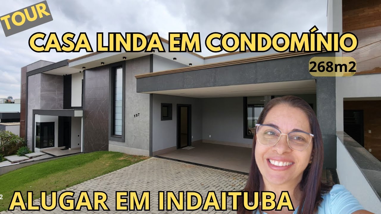 ALUGUEL EM INDAIATUBA | CASA DE CONDOMÍNIO