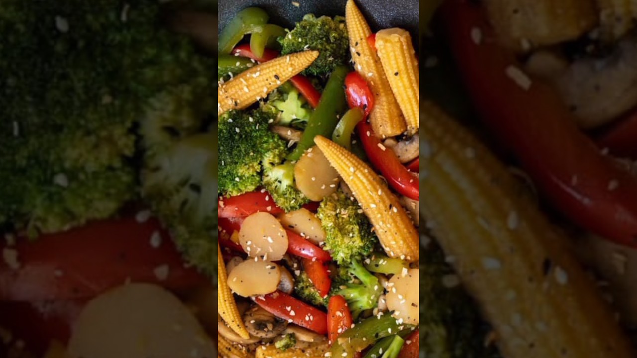 Baby corn and broccoli salad 🥗 😋🥦| diet recipes | salad | #shorts #recipe #ytshorts