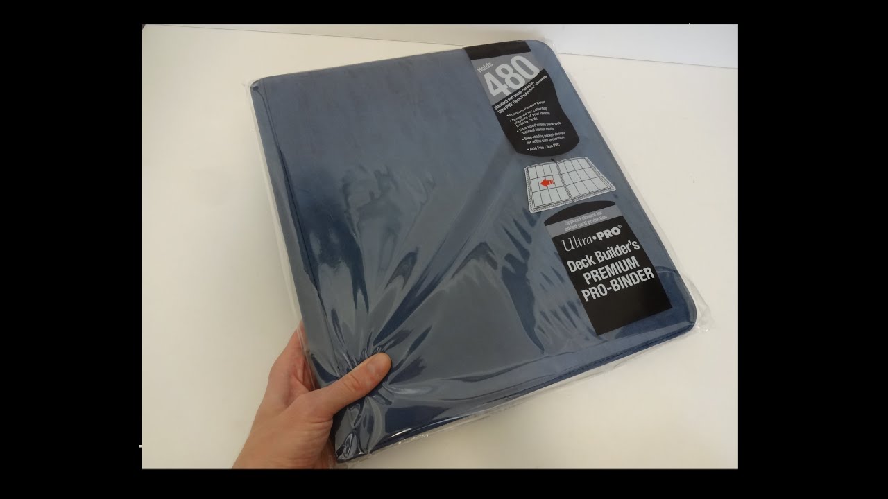 Suede Collection Deck Builder's Playset PRO-Binder - Sapphire - Review - MTG