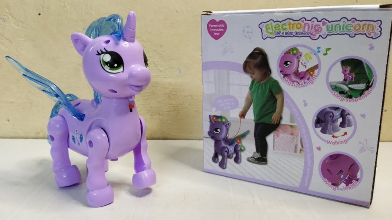 Very Cute Electronic Walking Unicorn 🦄 for girls !!!