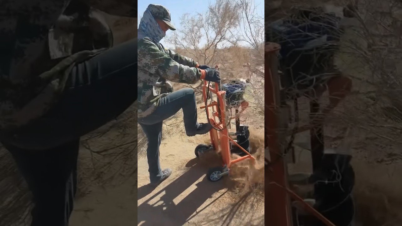 Earth Auger Drilling Machine Leg Attachment