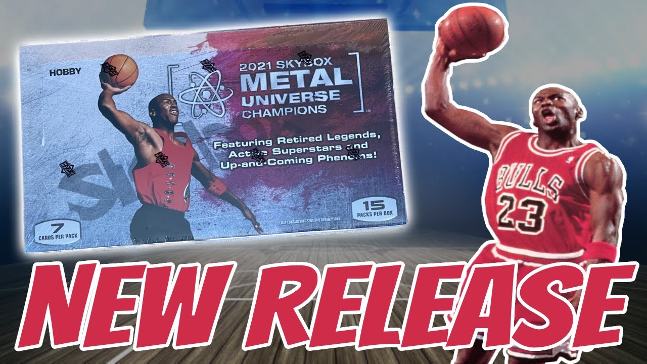 PMG BLUE /25! Skybox Metal Universe Champions Hobby Box Opening! JORDAN! AUTO! Precious Metal Gem!