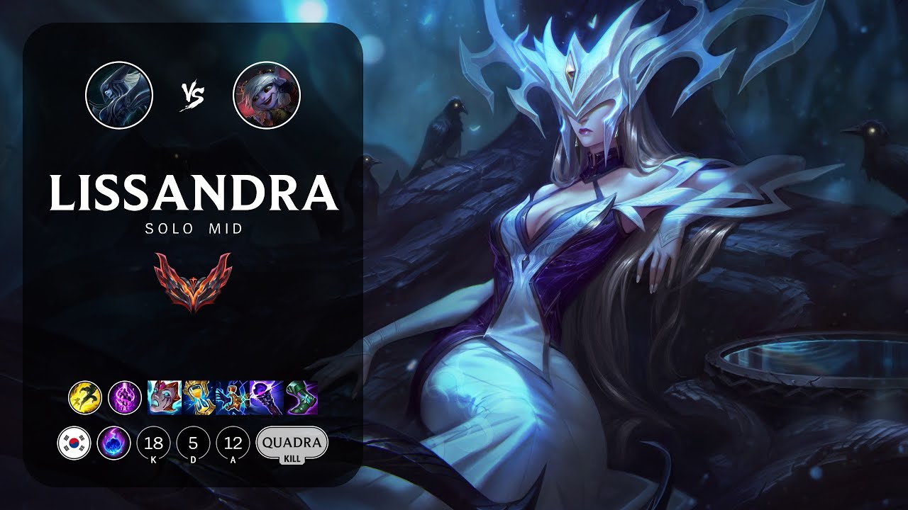 Lissandra Mid vs Tristana - KR Grandmaster Patch 13.23