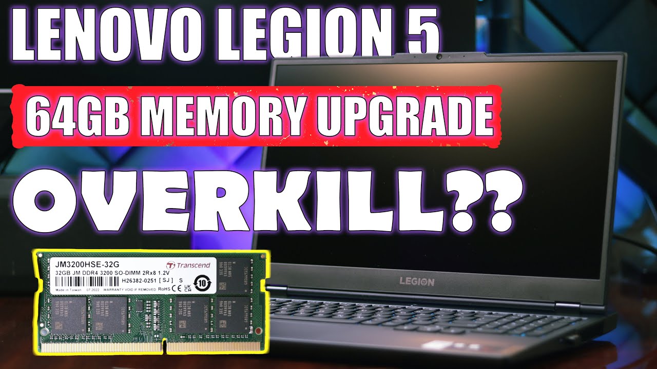 ОБНОВЛЕНИЕ ПАМЯТИ LENOVO LEGION 5 64 ГБ. ПОЛНЫЙ ОБЗОР И ТЕСТЫ СКОРОСТИ TRANSCEND JM3200HSE