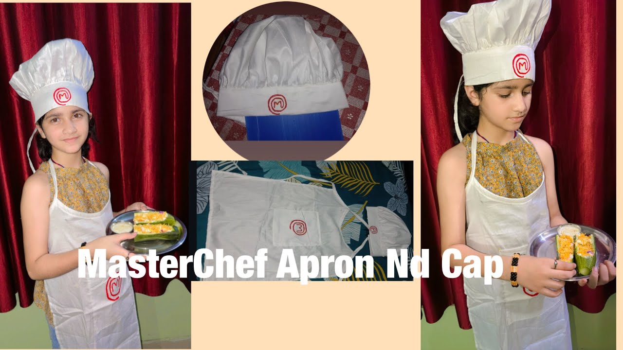 बेटी के लिए बनाया Apron with cap🤩