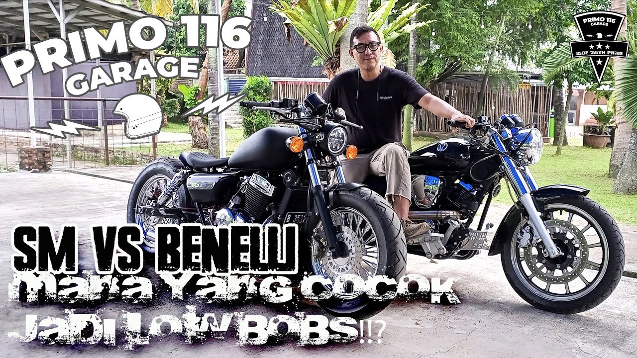 SM V16 Atau Benelli PE250, Mana Yang Cocok Jadi Low Bobs!!?