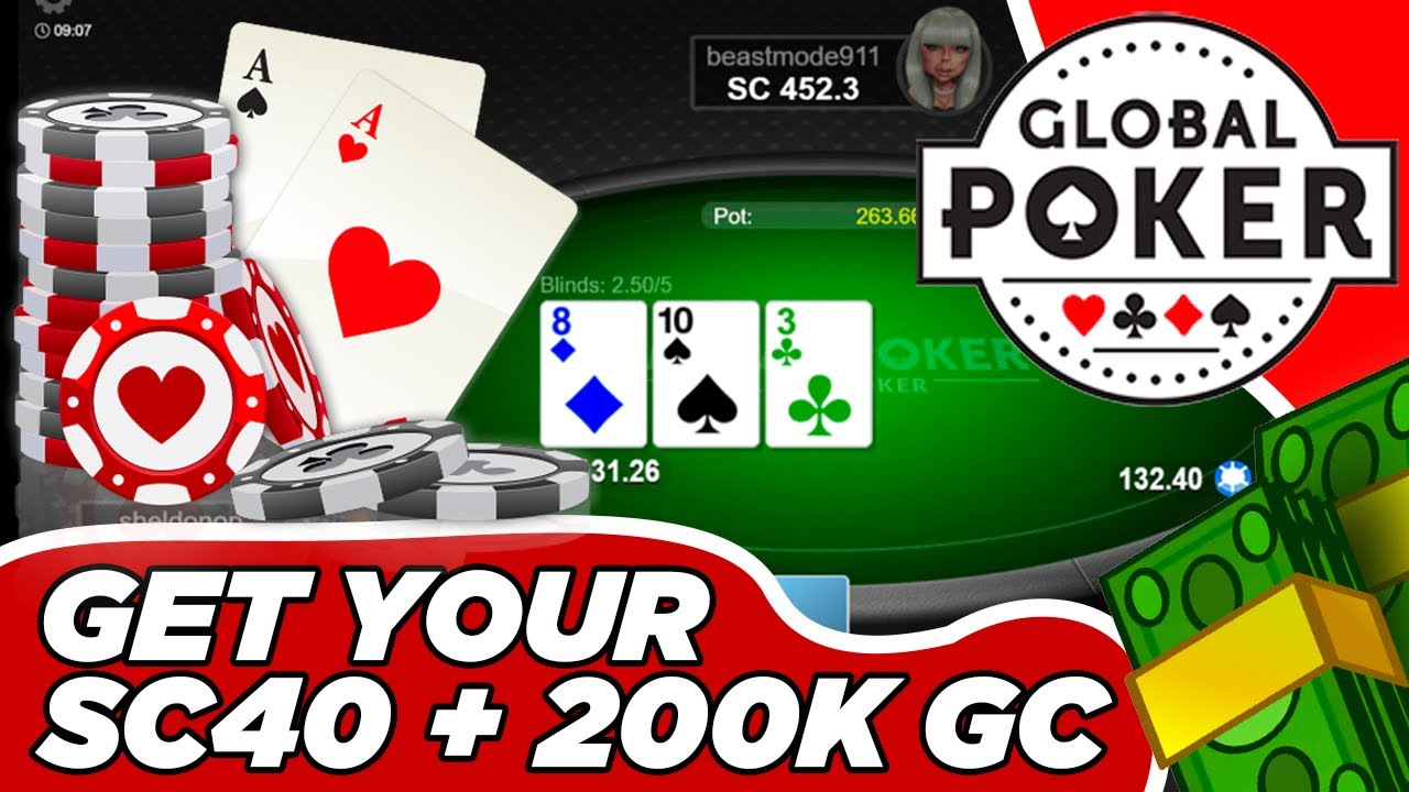 Global Poker Social Casino | SC Bonus Offer