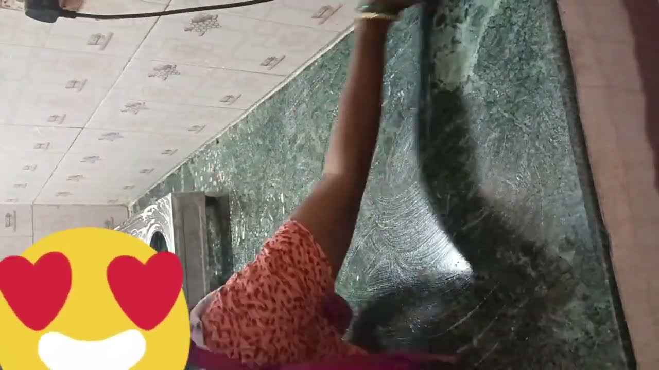 Kitchen countertop deep cleaning in tamil//kitchen cleaning tips and tricks/my non modular kitchen