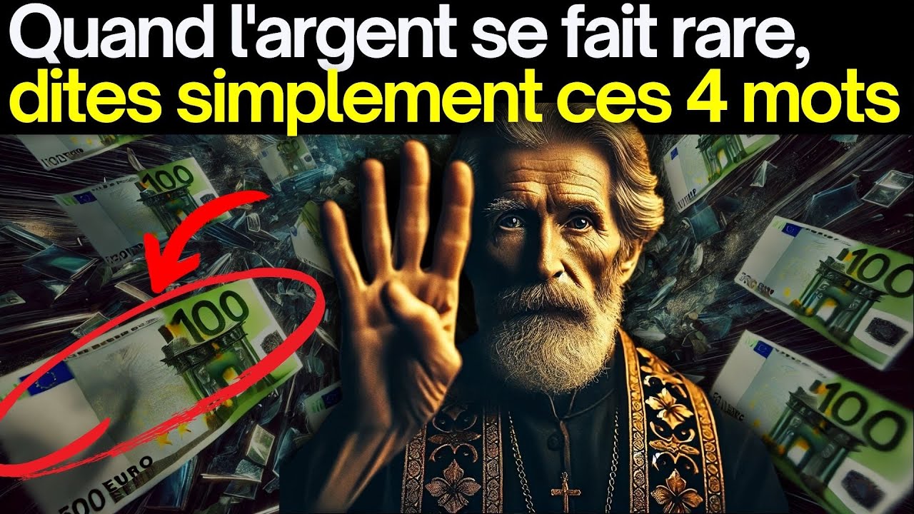 Quand l'argent manque, prononcez ces 4 mots et attendez le miracle
