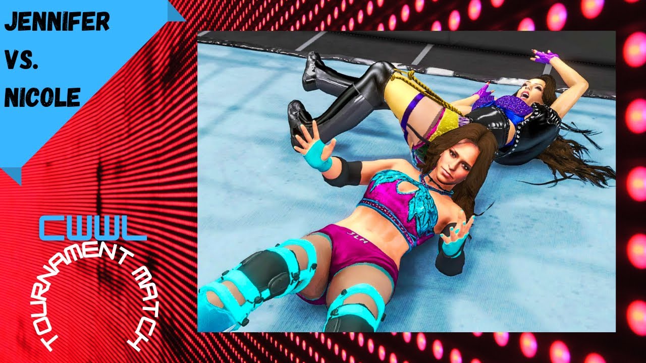 Jennifer Love Hewitt vs. Nicole Scherzinger WWE Celebrity Women's Wrestling League Tournament Match