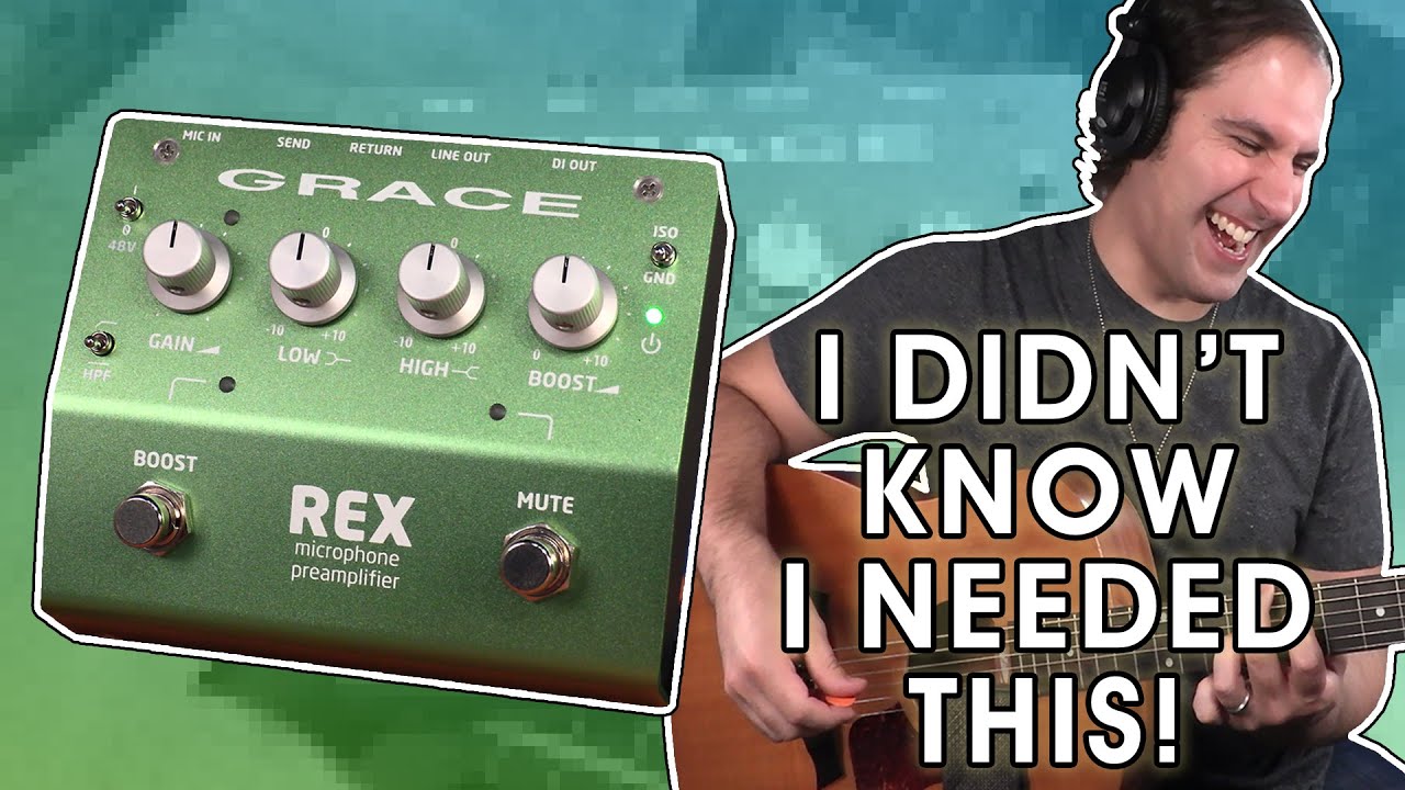 Grace Design REX Preamp - Put Your Favorite Pedals on Acoustic Guitar!
