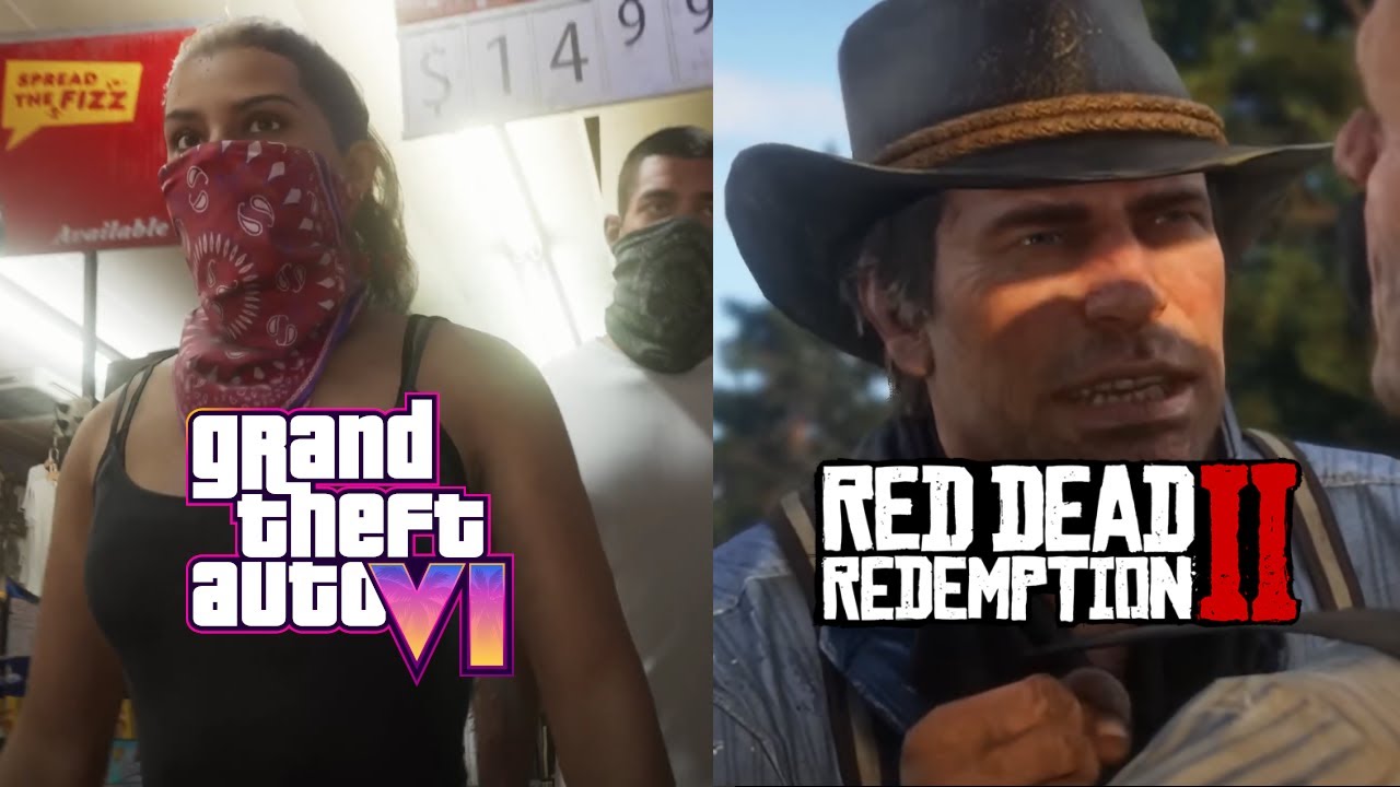 GTA 6 vs RDR 2 Visuals Comparison | SIDE BY SIDE