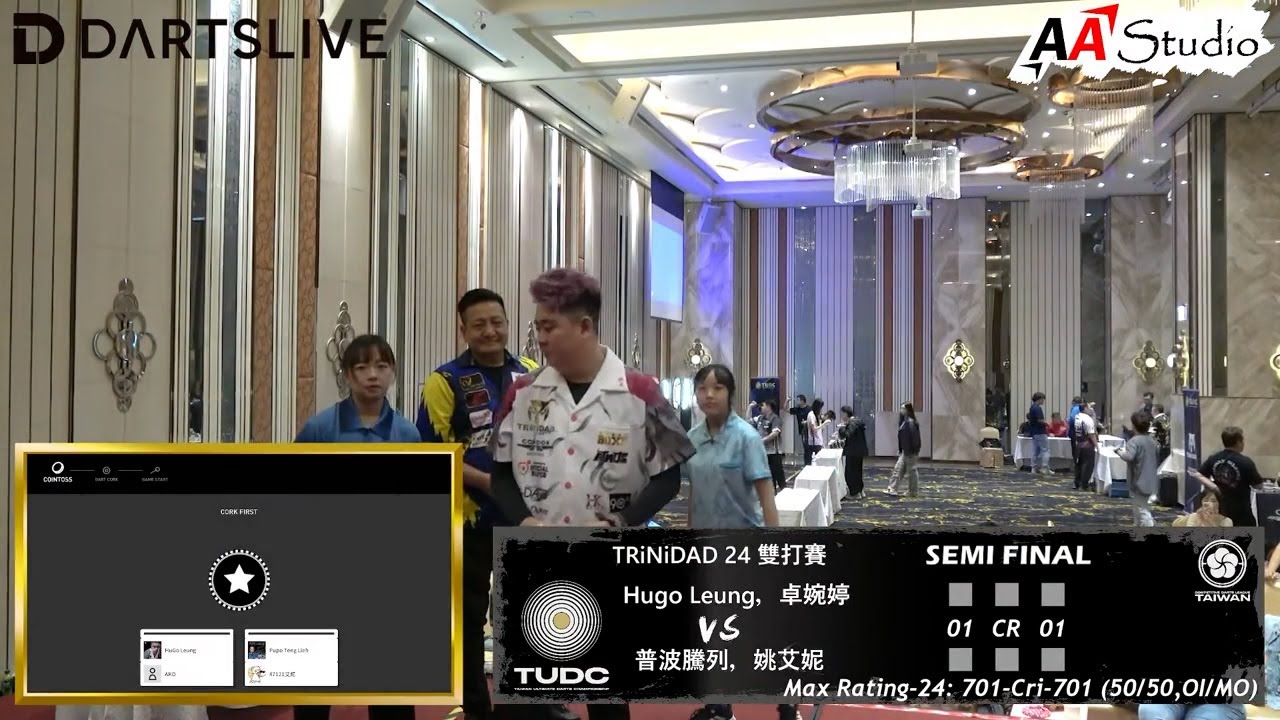 Hugo Leung，卓婉婷 vs 普波騰列，姚艾妮 [TRiNiDAD 24 雙打賽 BEST 4] (2025/11/1 TUDC STAGE 4 Day.1)