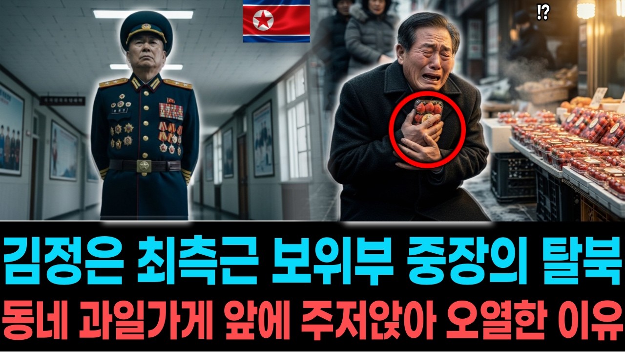 북한 서열 0.1% 보위부 중장 탈북, 한국 과일가게 앞에 주저앉아 통곡한 이유[탈북민사연] [탈북스토리]
