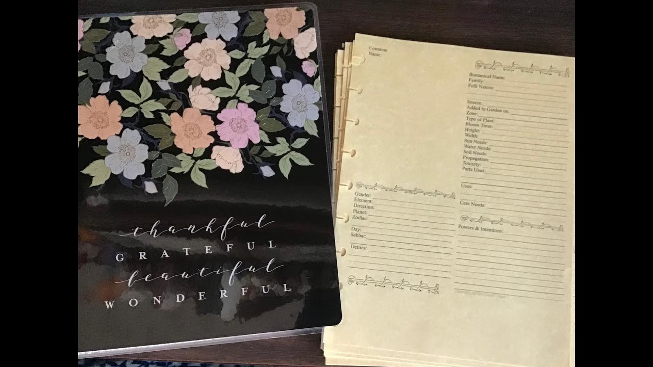 My Happy Planner Garden Journal for 2020