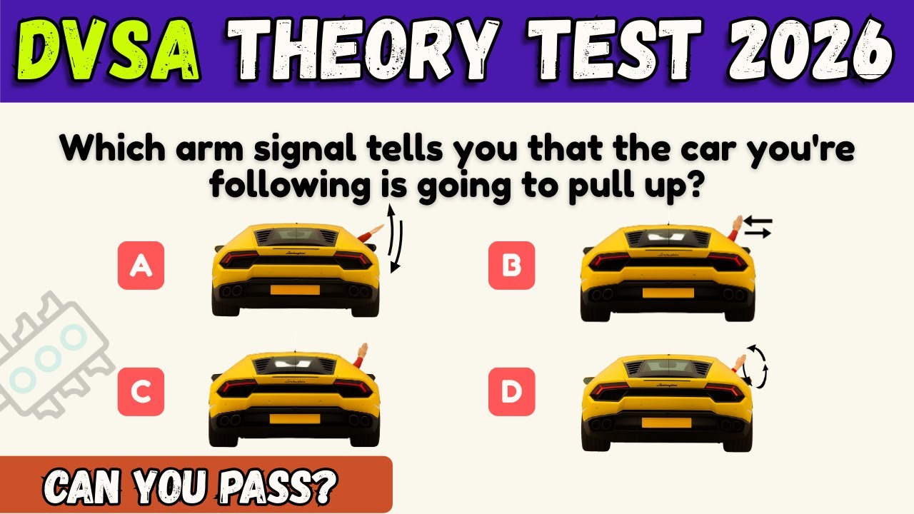 Theory Test 2026 UK - DVSA Official Mock - 50 Questions
