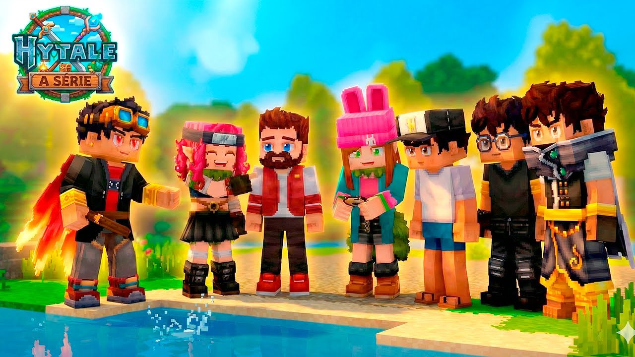 COMEÇOU! A NOVA SERIE DE HYTALE COM YOUTUBERS!