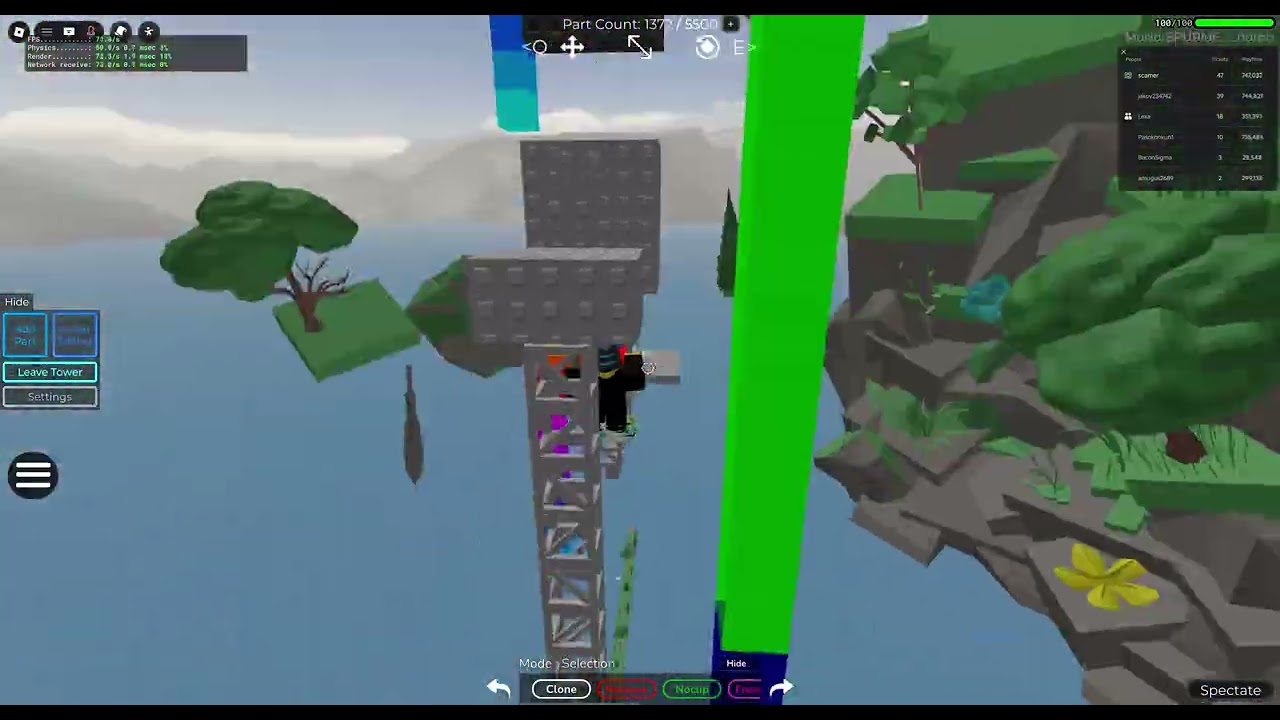 Tower of Random and Skibidi Gameplay Mechanics (MY FIRST TOWER CREATOR TOWER) showcase
