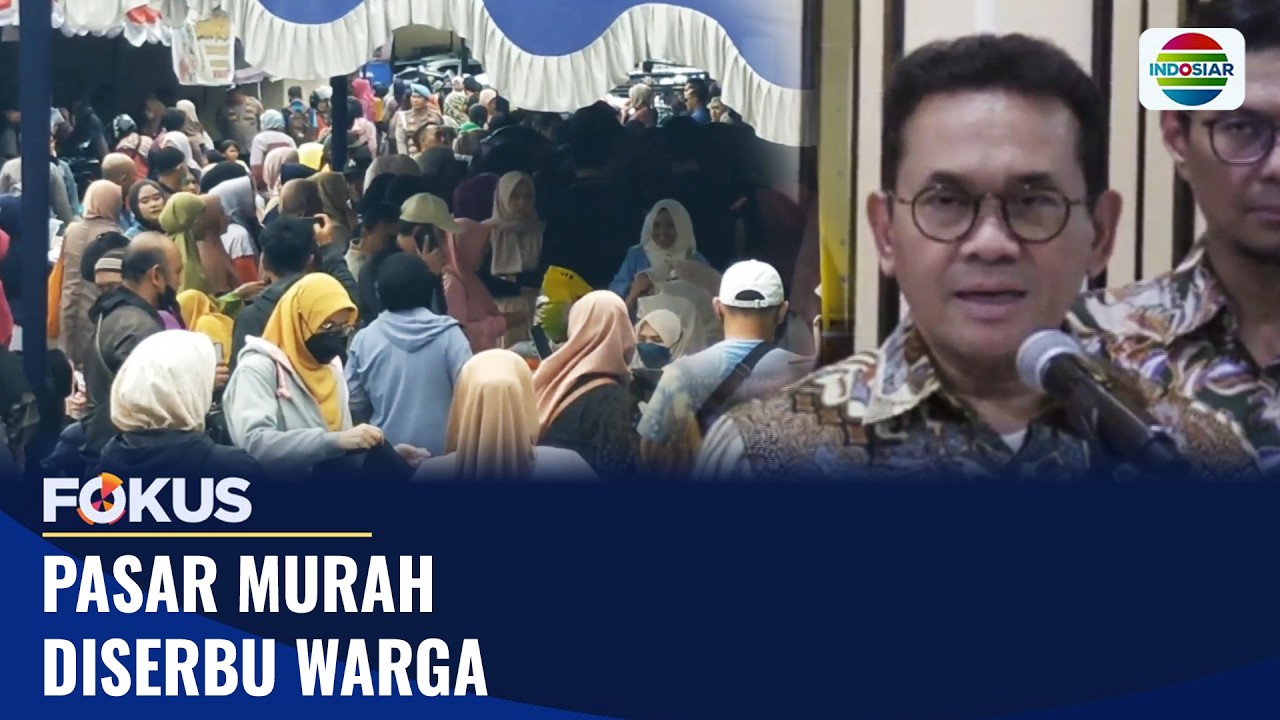Pasar Murah Diserbu Warga | Fokus