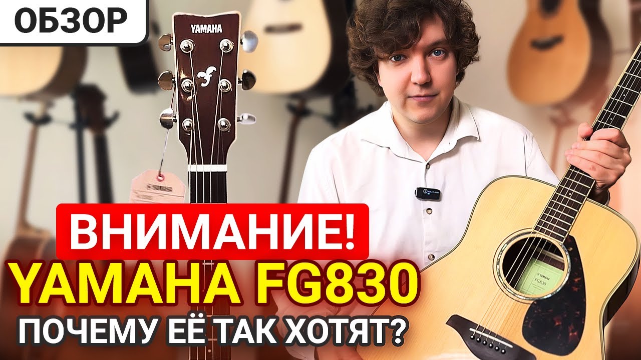 САМАЯ ПОПУЛЯРНАЯ модель YAMAHA? Честный обзор Yamaha FG830.