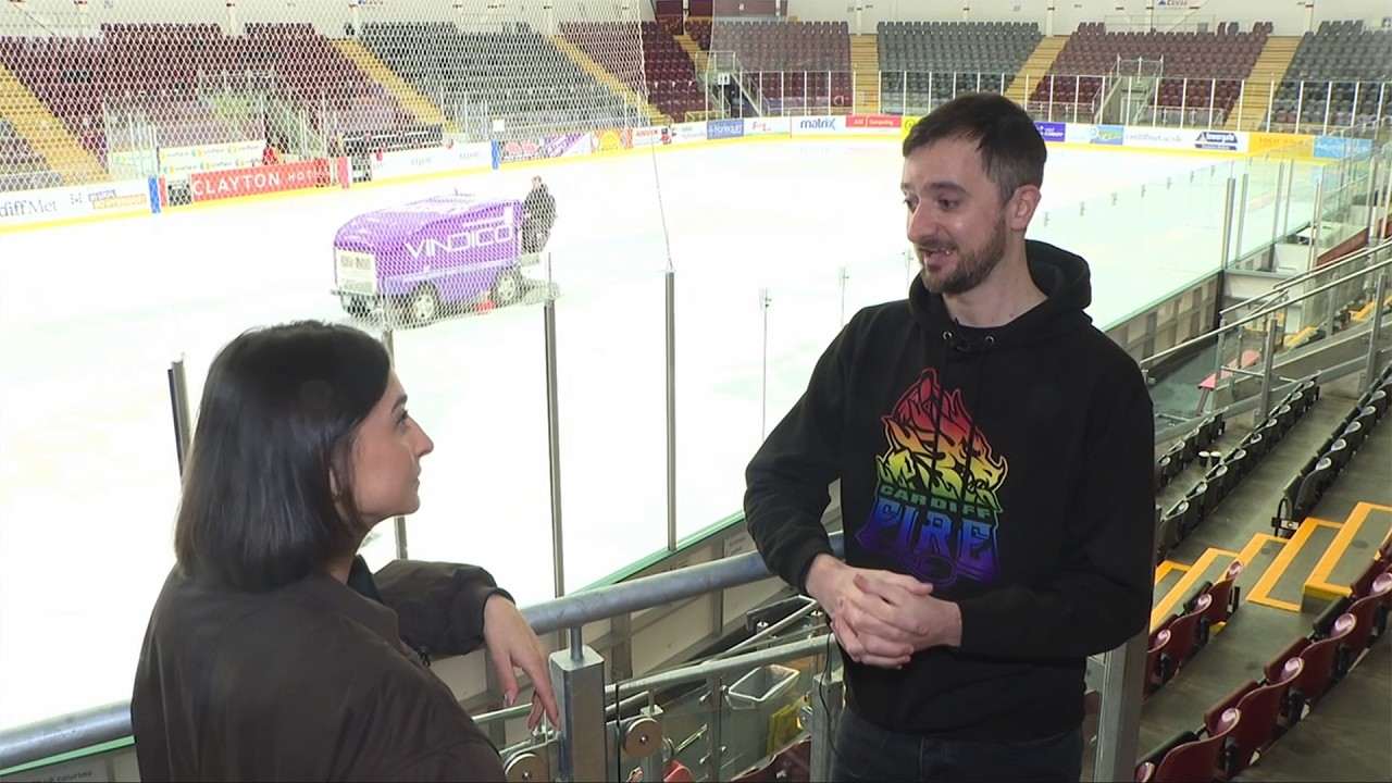 Cardiff Fire and Cardiff Devils on BBC Wales Today - 20 February 2026