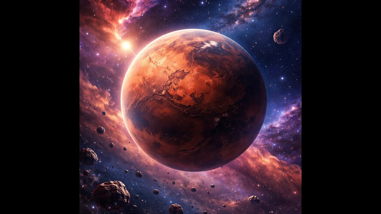 Deep sleep relaxing music [Planet mars]