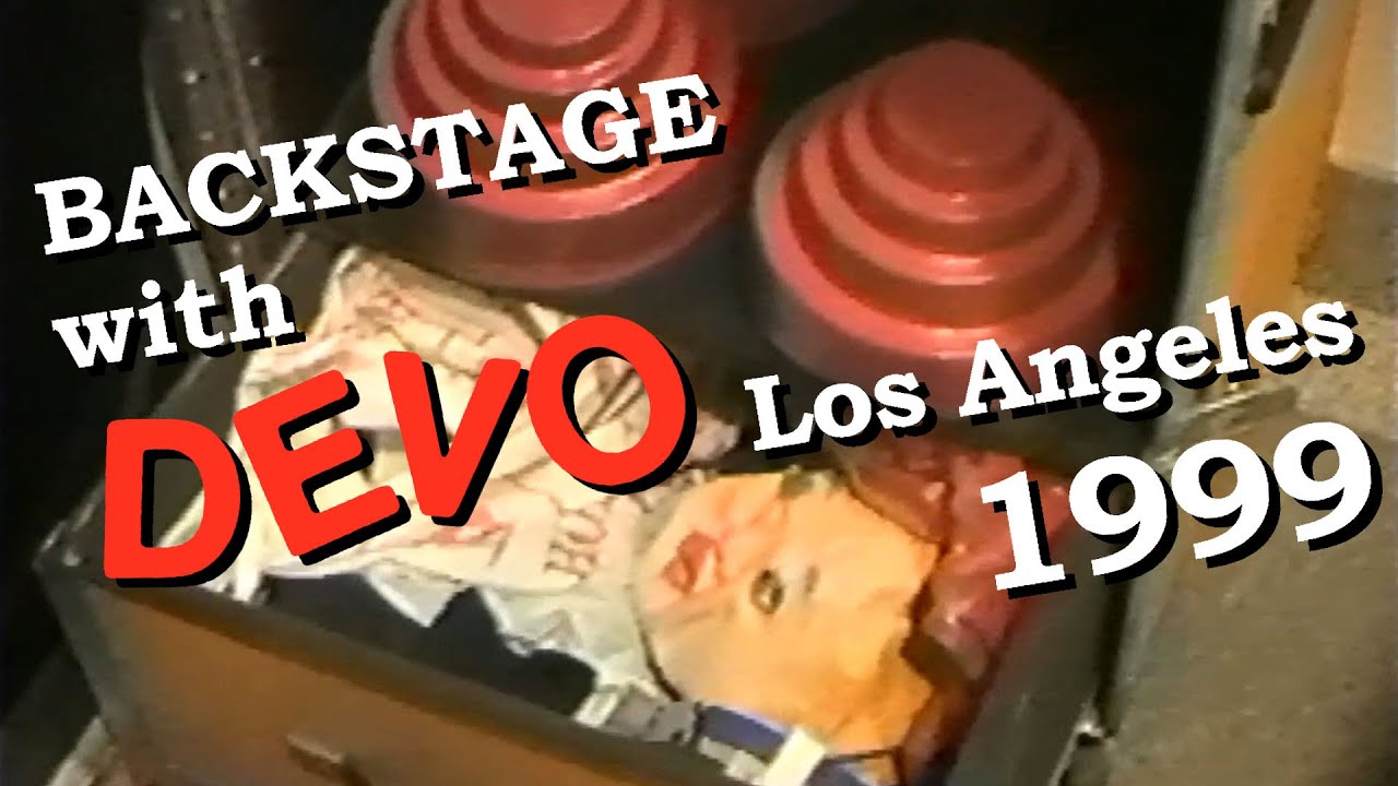 DEVO Backstage 1999 with family & friends - LA, CA - Universal Amphitheatre