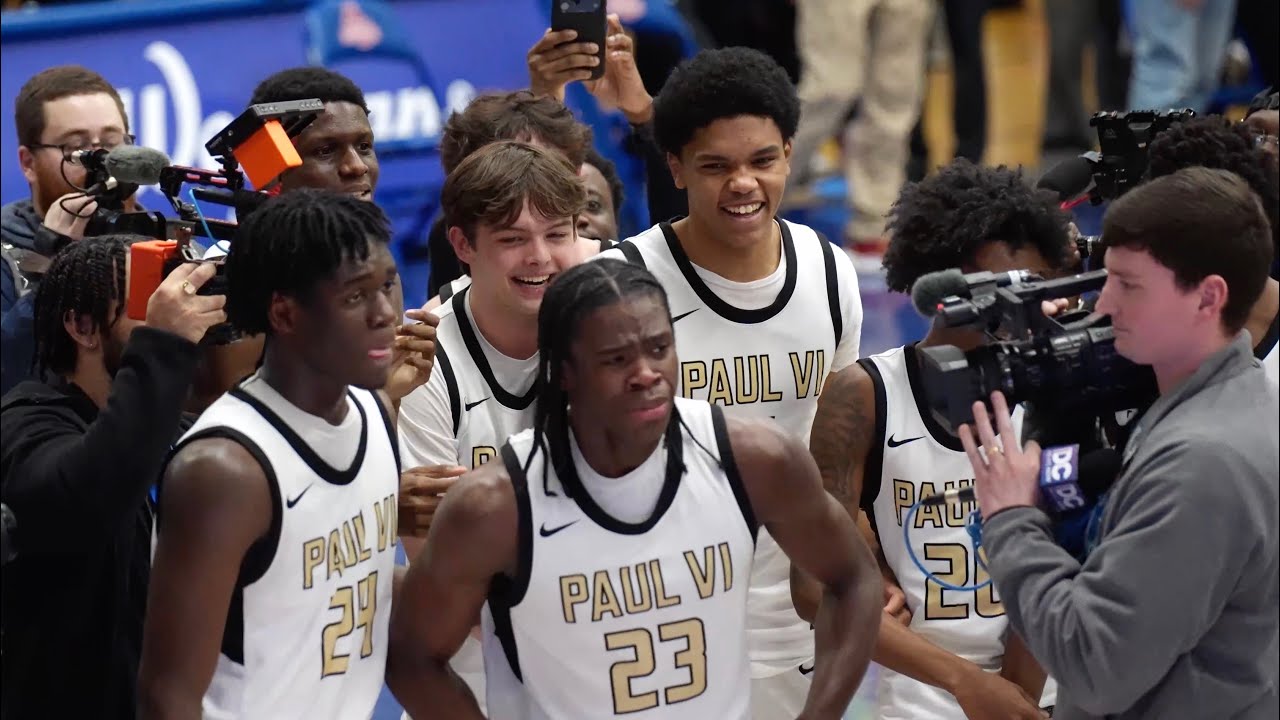 2026 WCAC Boys Championship: #1 Paul VI vs #2 St. John's College High School