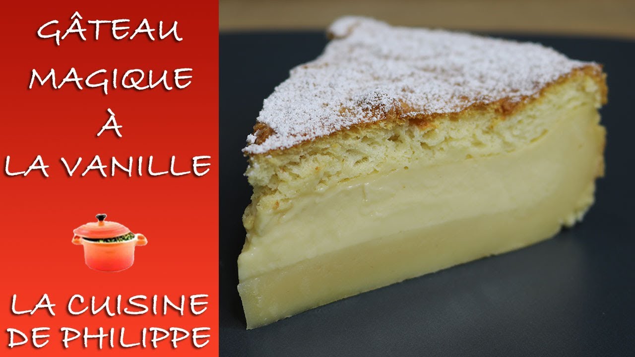 Gâteau magique à la vanille