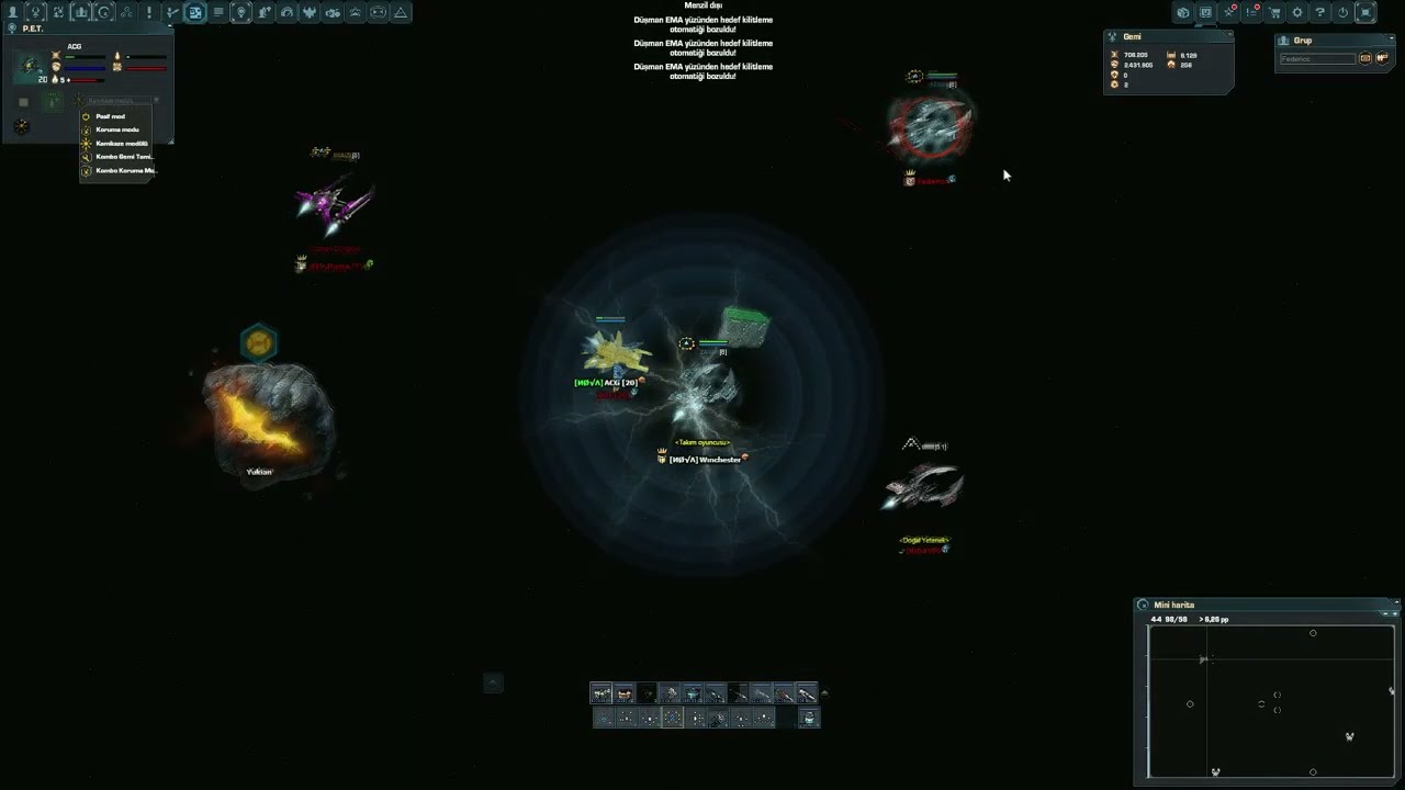 Darkorbit TR4/6 Scorpion[NOVA] Vs Korzkiew[GAZİ] 1v1 Bastion