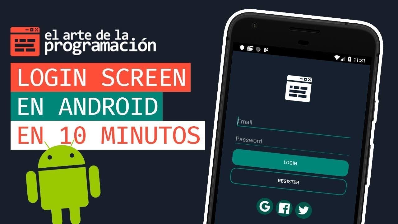 Cómo crear un LOGIN SCREEN en Android Studio 📲