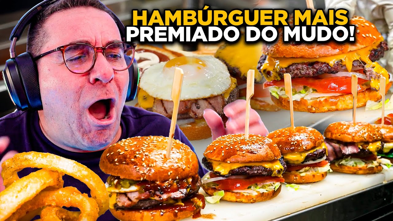 RIC REAGE a MELHOR HAMBÚRGUER DO MUNDO!