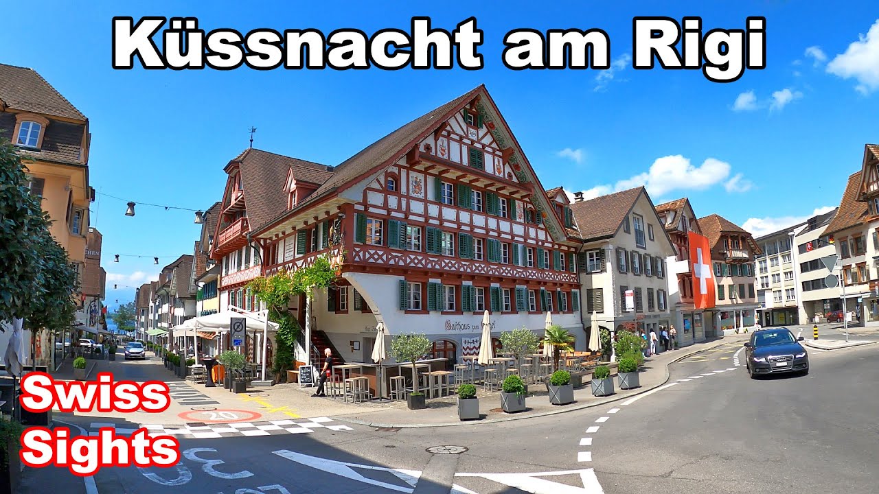 Küssnacht am Rigi Beautiful Kussnacht Sights Switzerland 4K