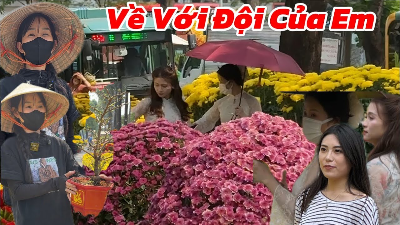 ✅Bất ngờ em gái xinh như hoa hậu chơi lớn tuyên bố: mua mai vàng rước em về dinh ở chợ hoa tết SG