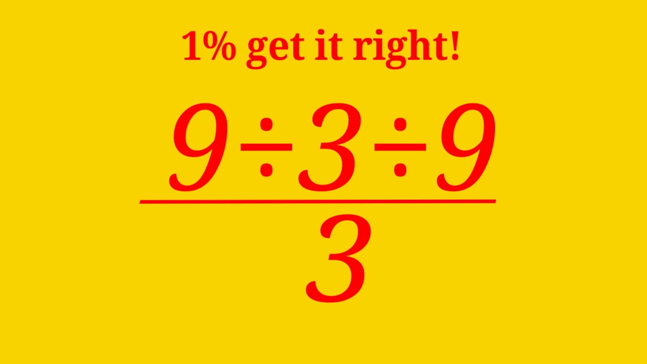 98% Get This PEMDAS Question Wrong!