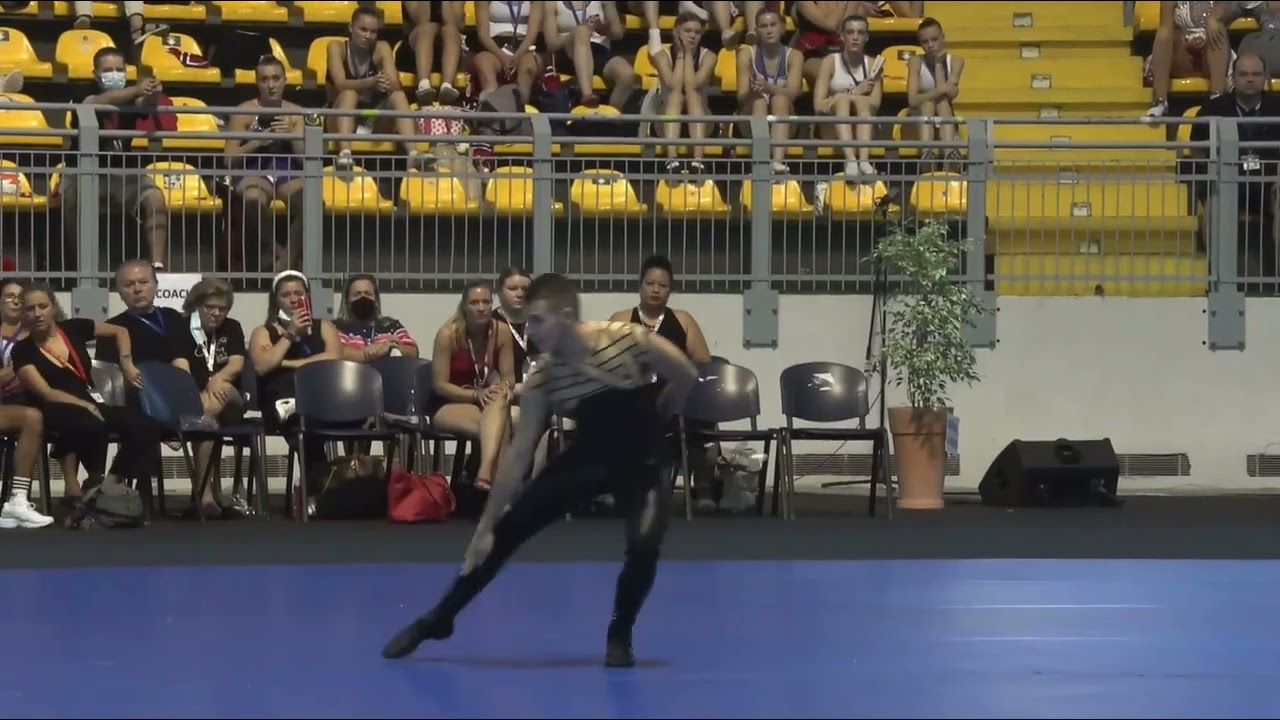 Luca Fasano (ITA) Senior men Preliminary World Baton twirling Championship Turin 2022
