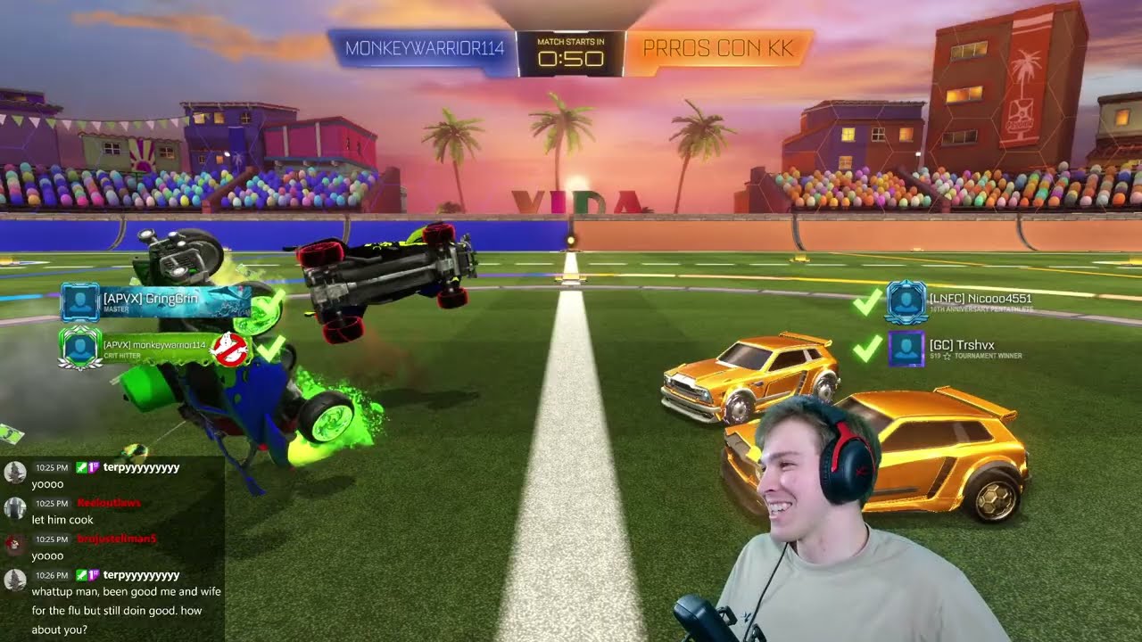 Rocket League, RV There Yet, Terraria (LIVE)