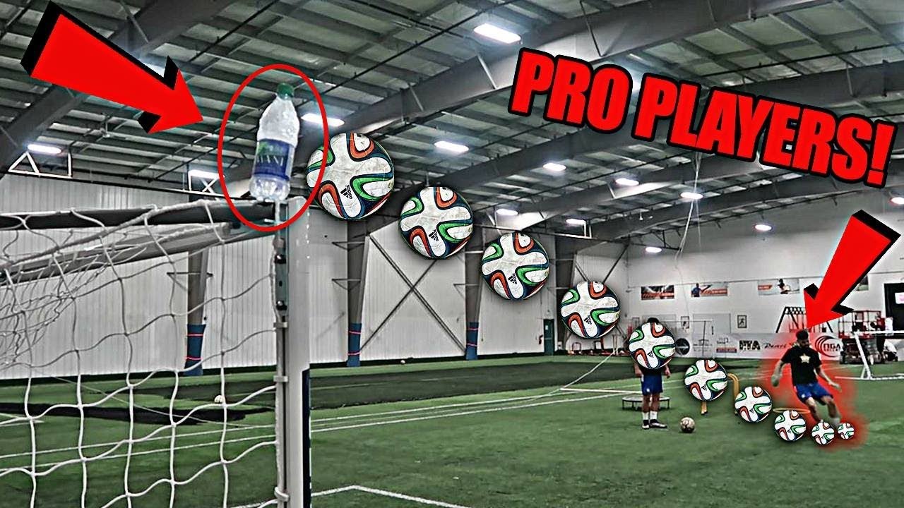 IMPOSSIBLE SOCCER TRICK SHOTS FT. PRO PLAYERS!!