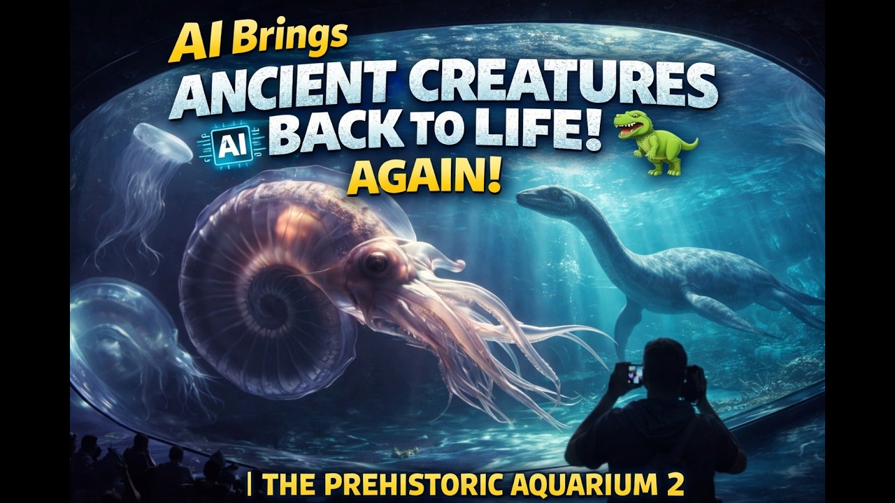 AI古代生物水族館２〜現代に甦る生物たち〜AI Brings Ancient Creatures Back to Life! 🦖 | The Prehistoric Aquarium 2