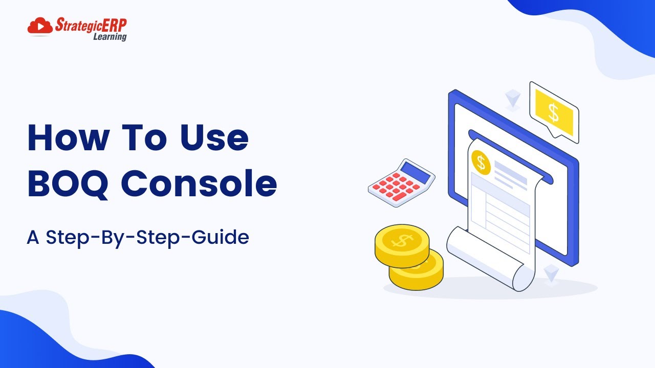 How To Use BOQ Console