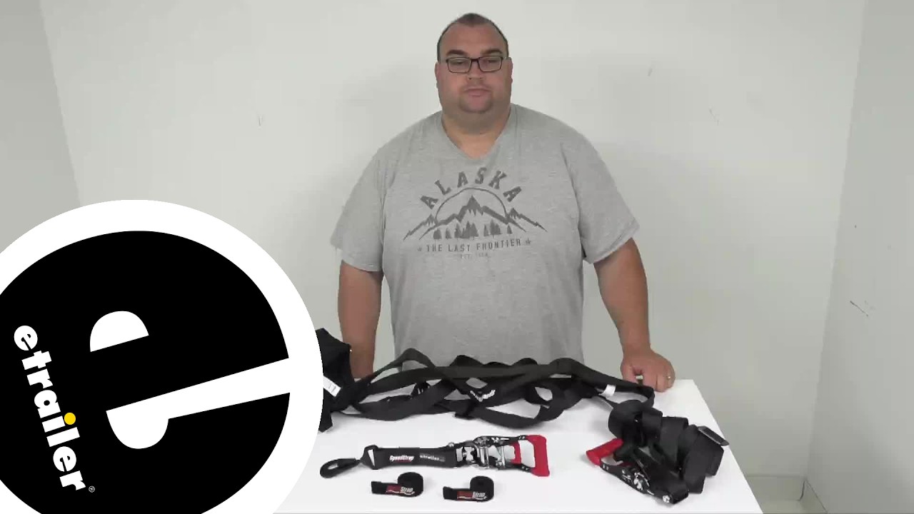 etrailer | Review of SpeedStrap ATV-UTV Tie Downs - UTV Tire Bonnet Kit - SS67FJ