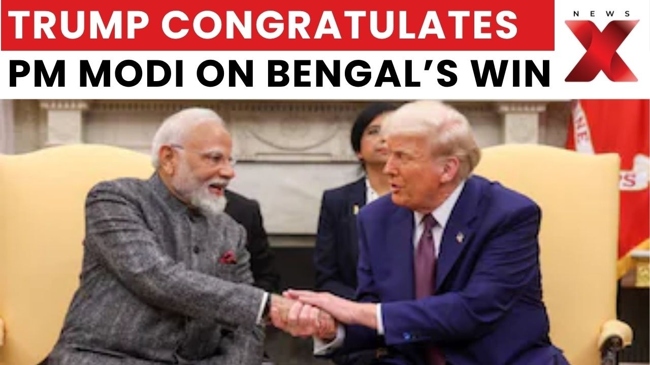 BJP&rsquo;s Bengal Triumph: Trump Congratulates PM Modi After BJP&rsquo;s Historic Win in West Bengal | NewsX