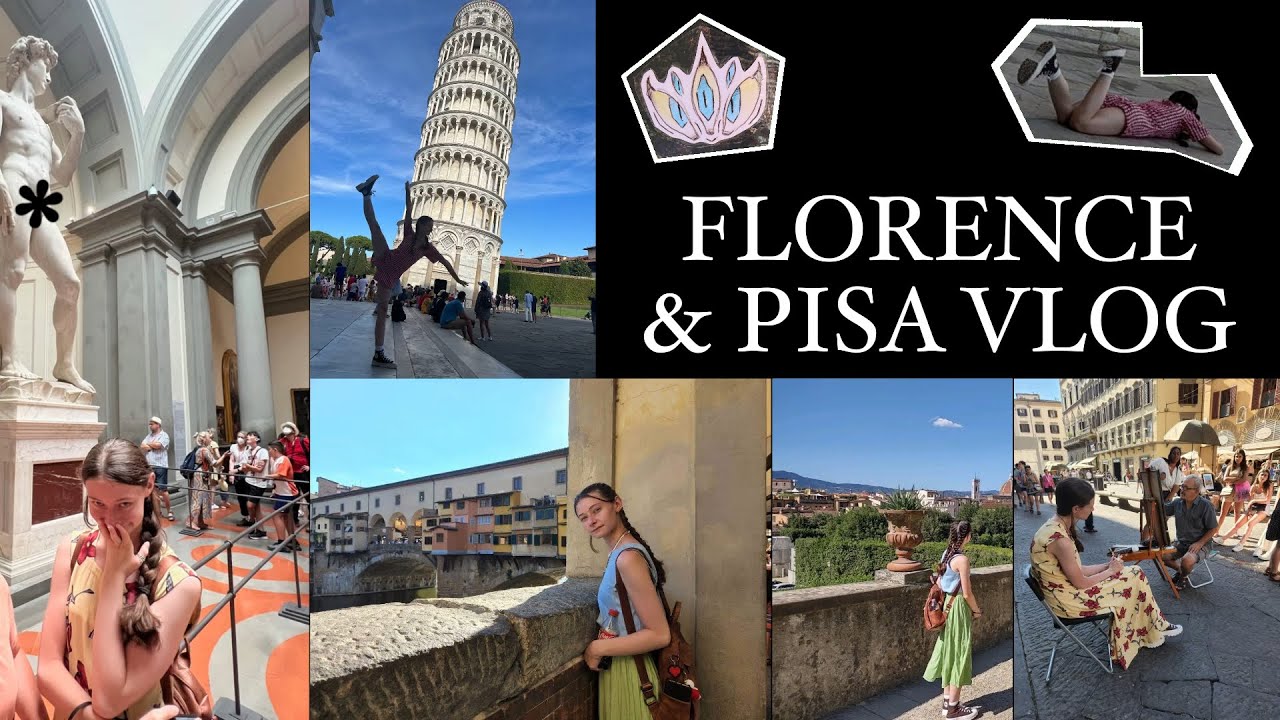 Europe 2022 Trip - Vlog P.3, Florence & Pisa