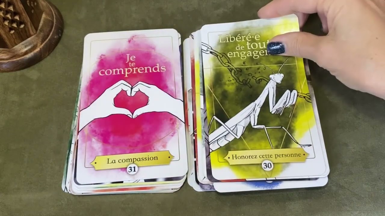 Découvre l’oracle « Message de votre Âme-soeur » ! Un bel oracle de David Sabat ..