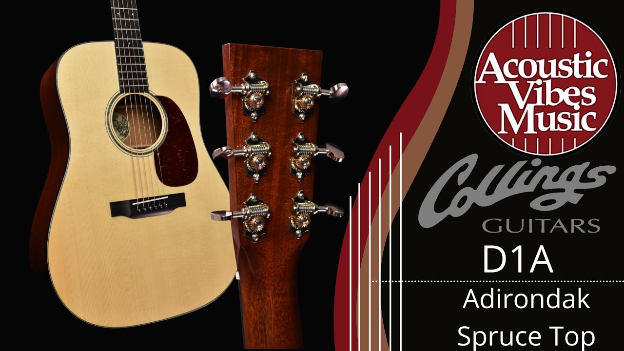 Collings ★  D1A at Acoustic Vibes Music [ Guitar Demo and Review]