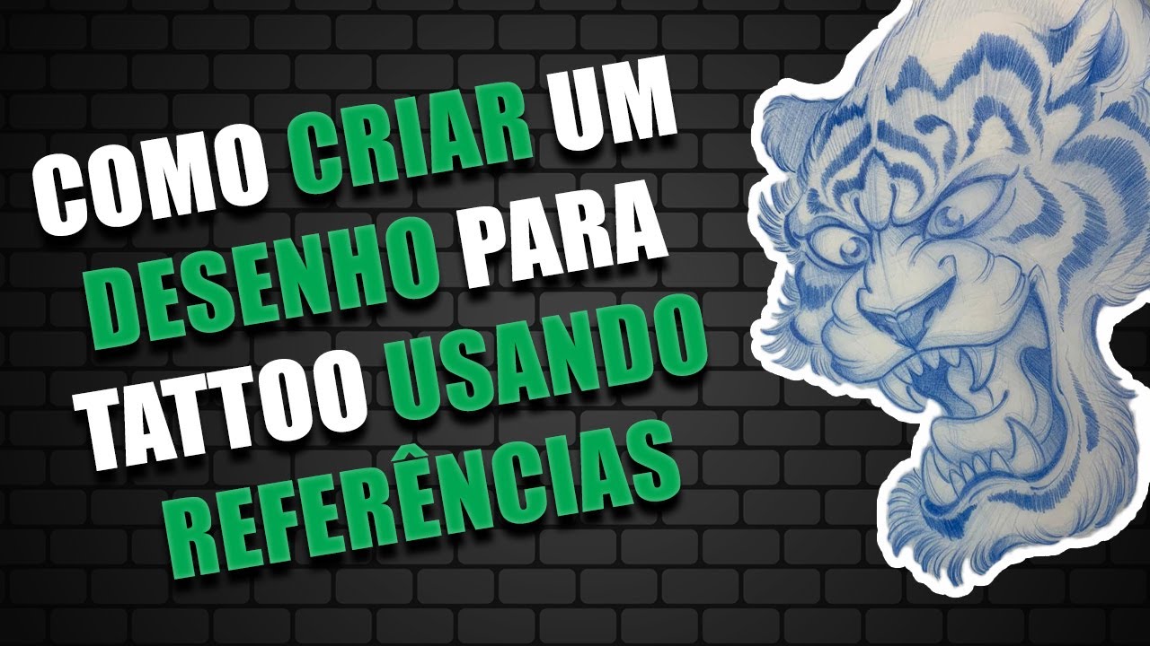 Como criar um desenho para tattoo usando referências - Erick Lodetti
