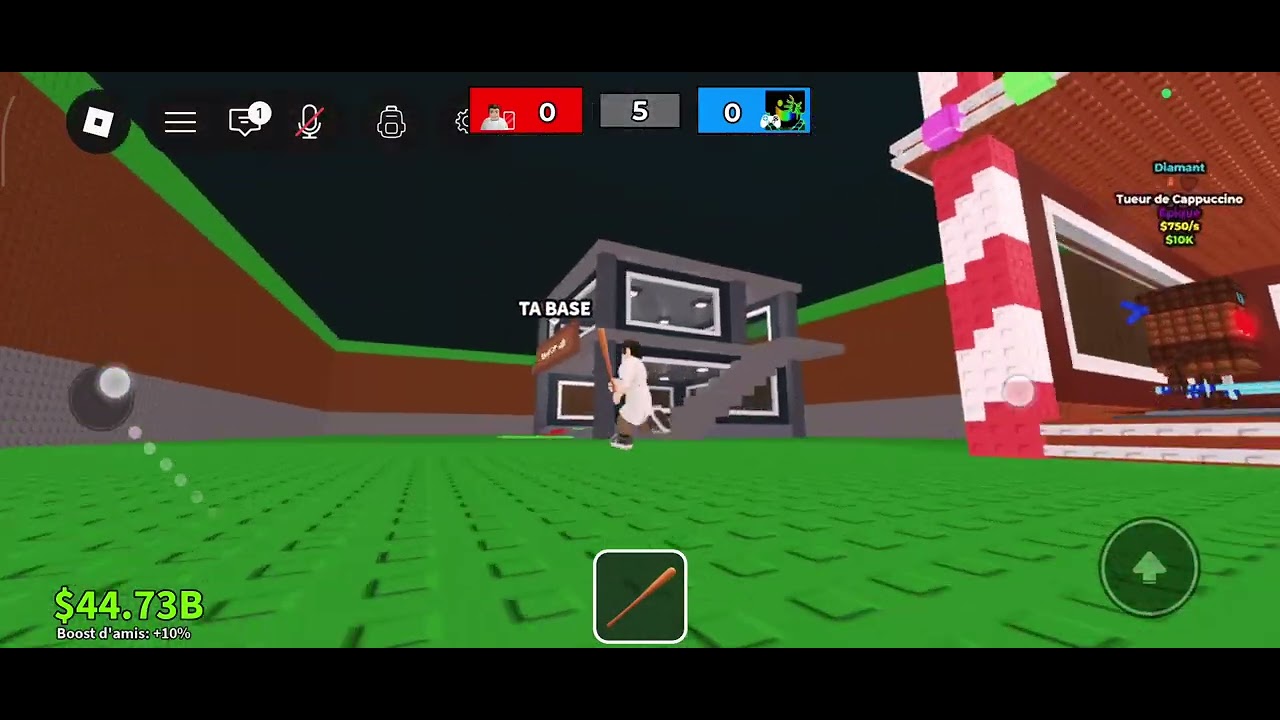 1v1 contre mon pote 