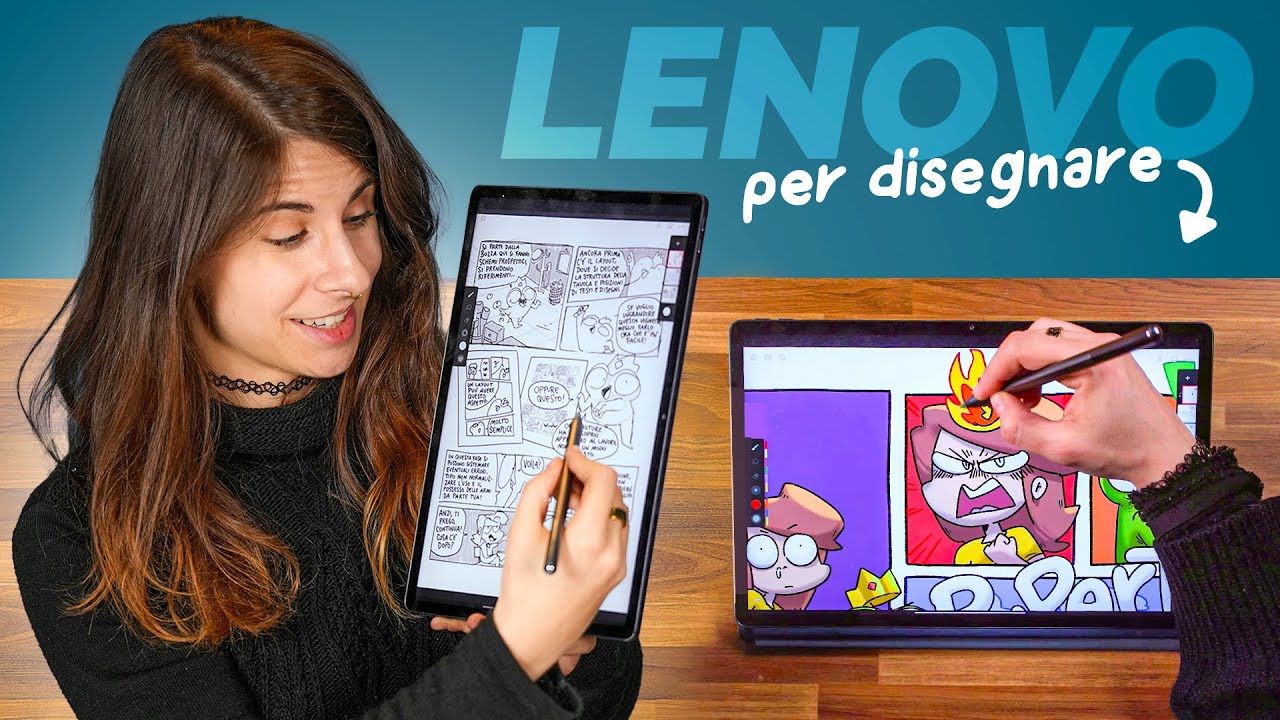LENOVO per DISEGNARE, che ne penso? - Yoga Tab Plus 🐸