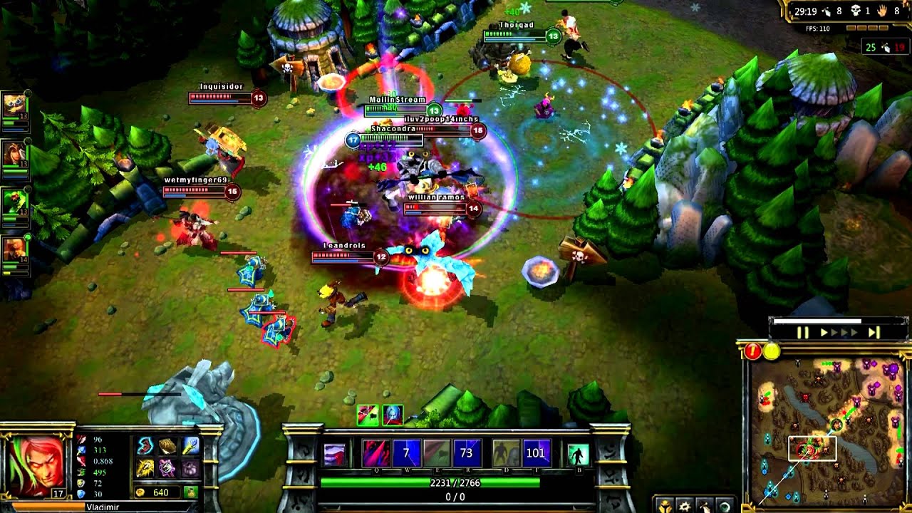 Vladimir PENTA KILL - League of Legends